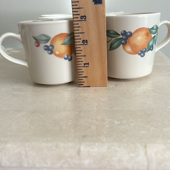Corelle Corning USA Stoneware Abundance Series set of 6 coffee cups mugs - Picture 11 of 13